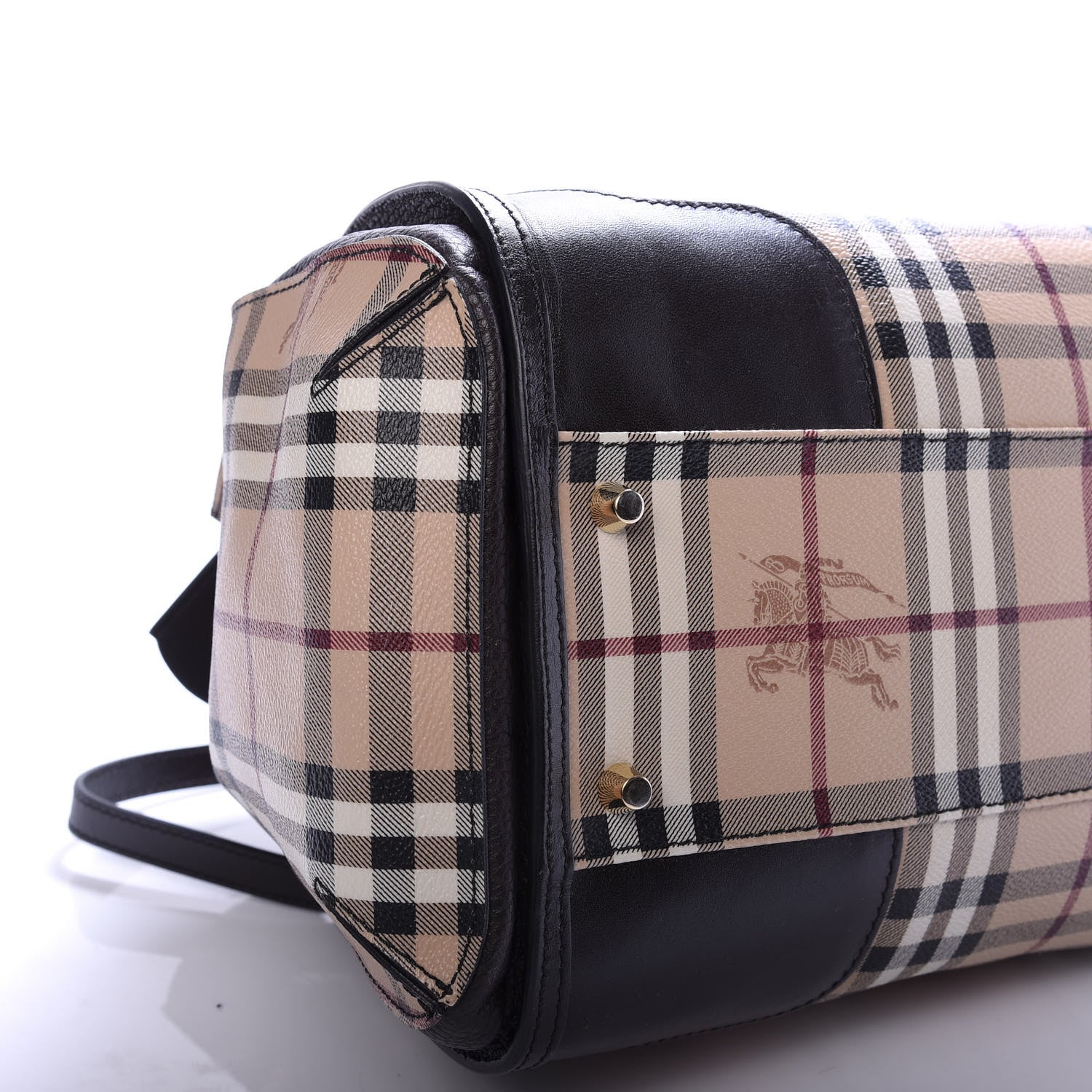 Burberry Haymarket Check Small Gladstone Chocolate 8 of 10