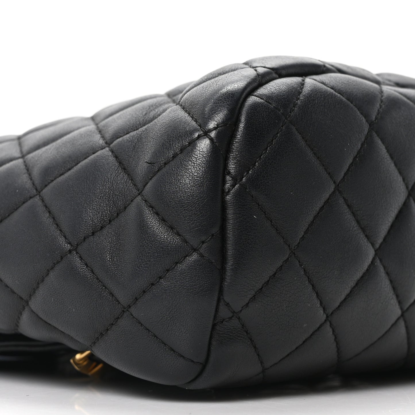 Calfskin Quilted Mini Urban Spirit Backpack Black