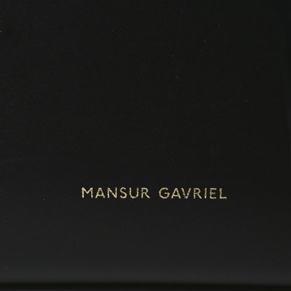 Mansur Gavriel Vegetable Tanned Calfskin Mini Bucket Bag Black Dolly 6 of 10