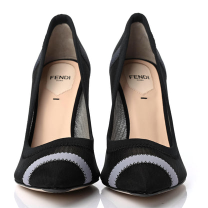 Fendi Technical Mesh Pumps 36 Black 2 of 4