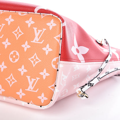 Louis Vuitton Monogram Giant Neverfull MM Rouge 10 of 10
