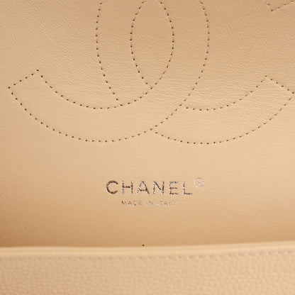 Chanel Caviar Quilted Jumbo Double Flap Beige Clair 6 of 9