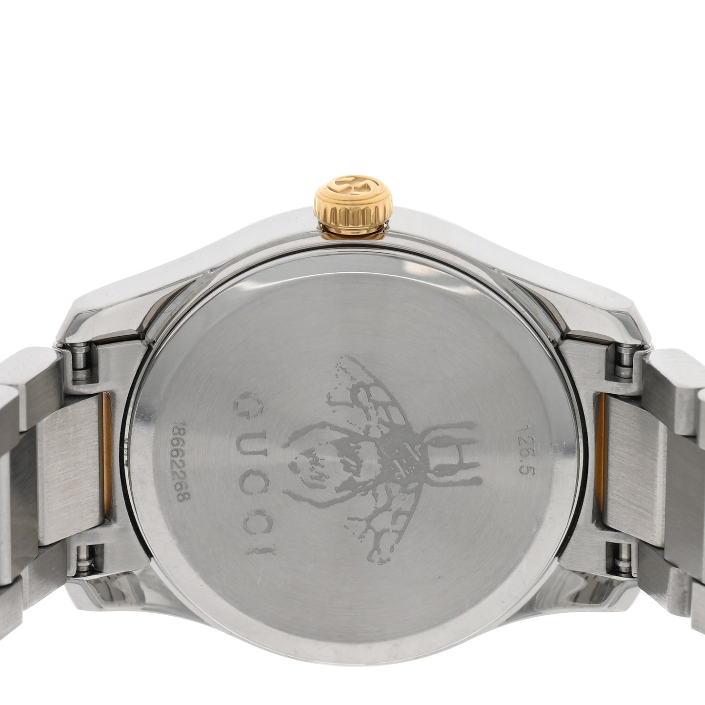 Stainless Steel Diamond 27mm G-Timeless Two Tone Cat Quartz Watch