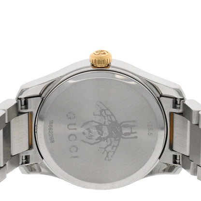 Gucci Stainless Steel Diamond 27mm G-Timeless Two Tone Cat Quartz Watch 4 of 4