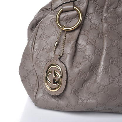 Gucci Guccissima Medium Sukey Tote Taupe 9 of 12
