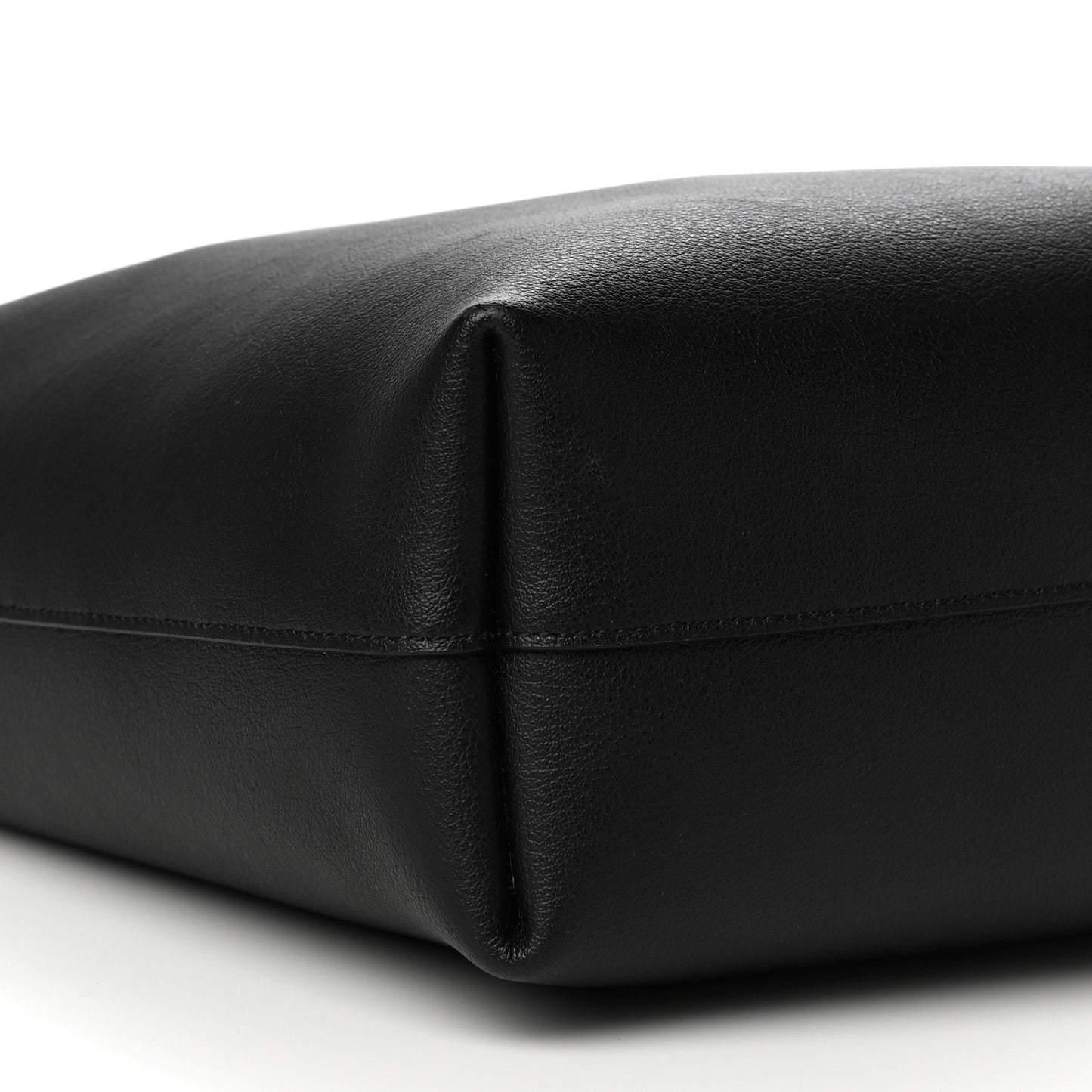 Calfskin North-South Shopping Tote Black