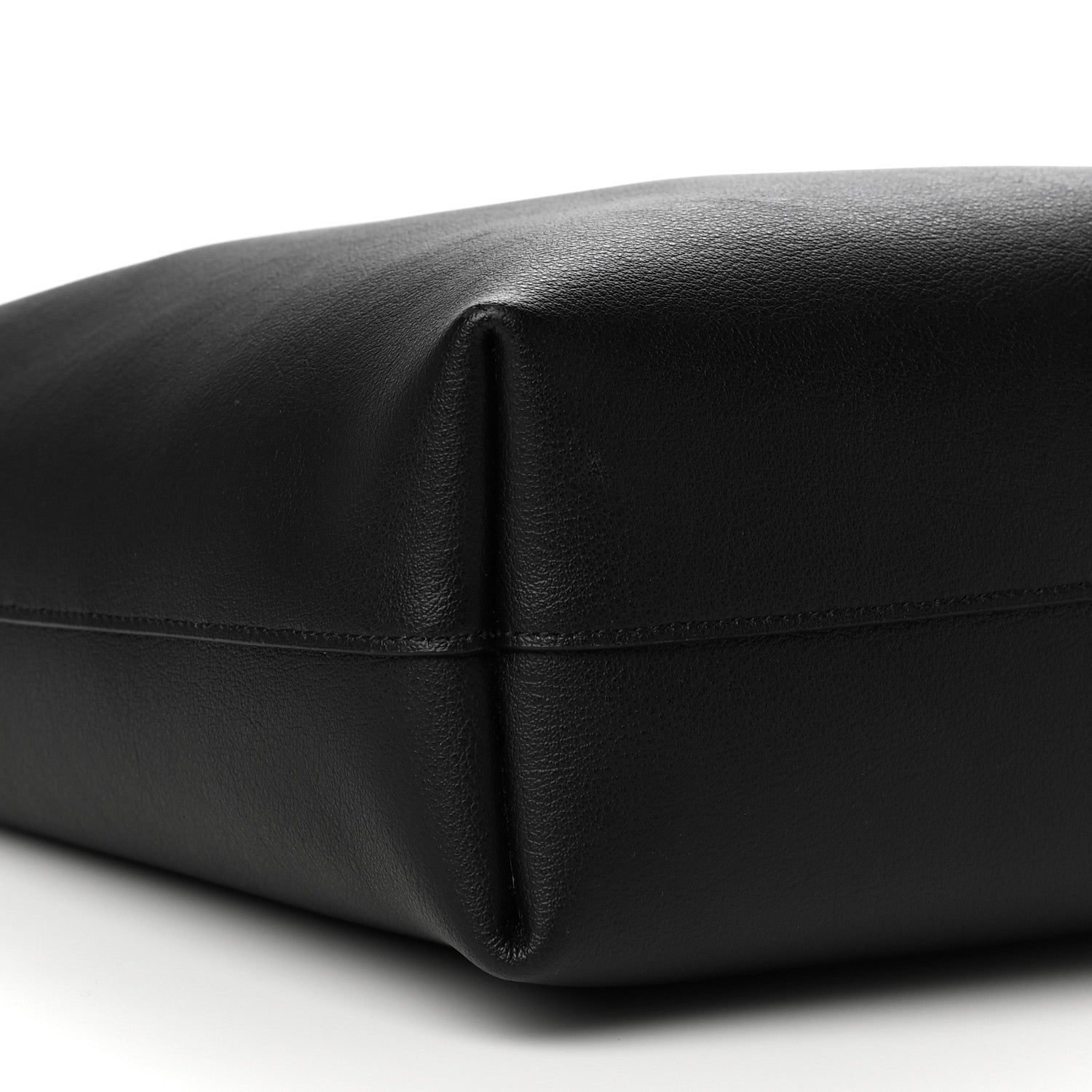 Saint Laurent Calfskin North-South Shopping Tote Black 9 of 11