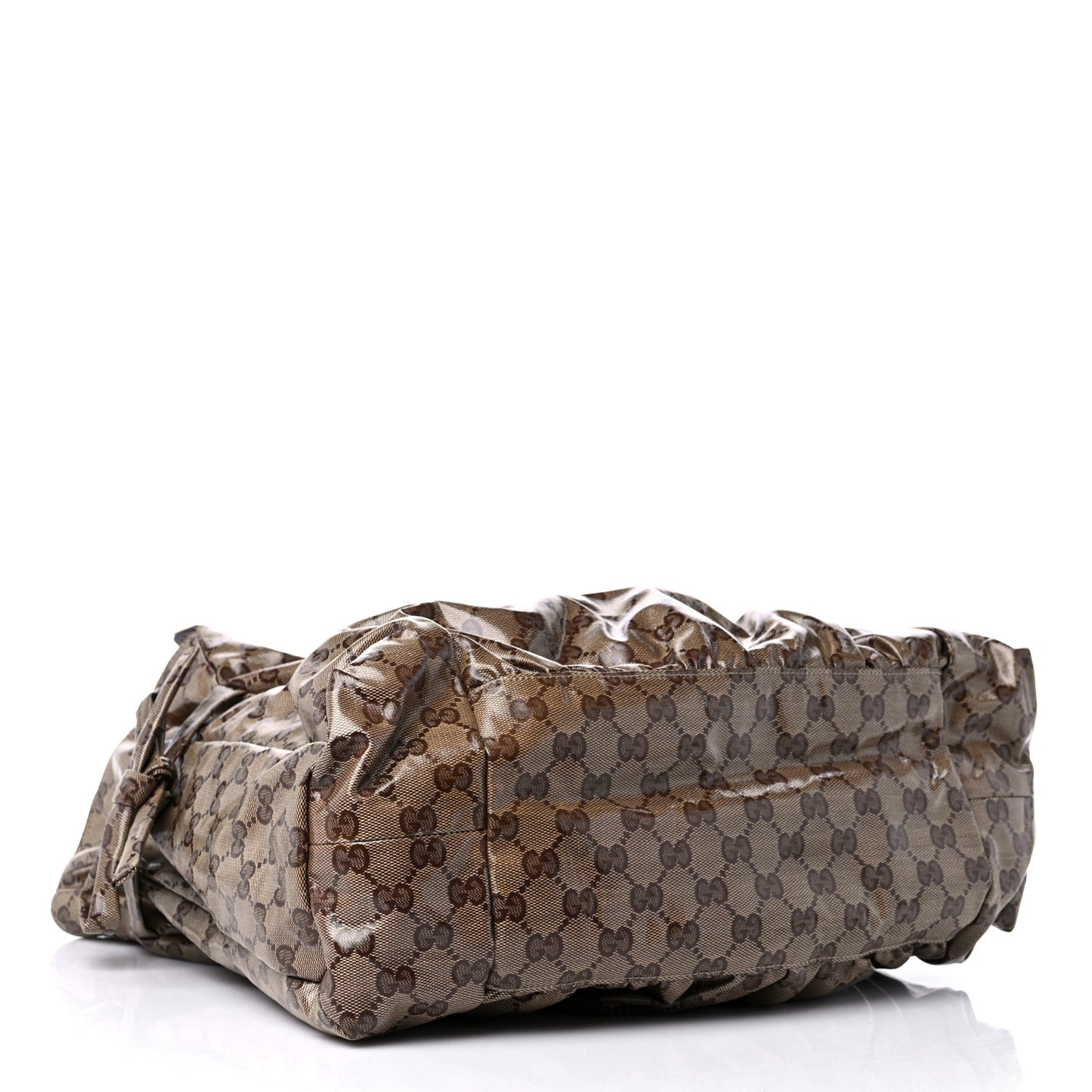 Crystal Monogram Medium Hysteria Tote Brown