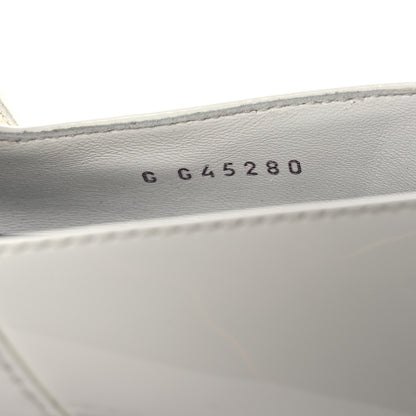 Chanel Patent Calfskin Mary Janes Flats 39 White Black 10 of 11