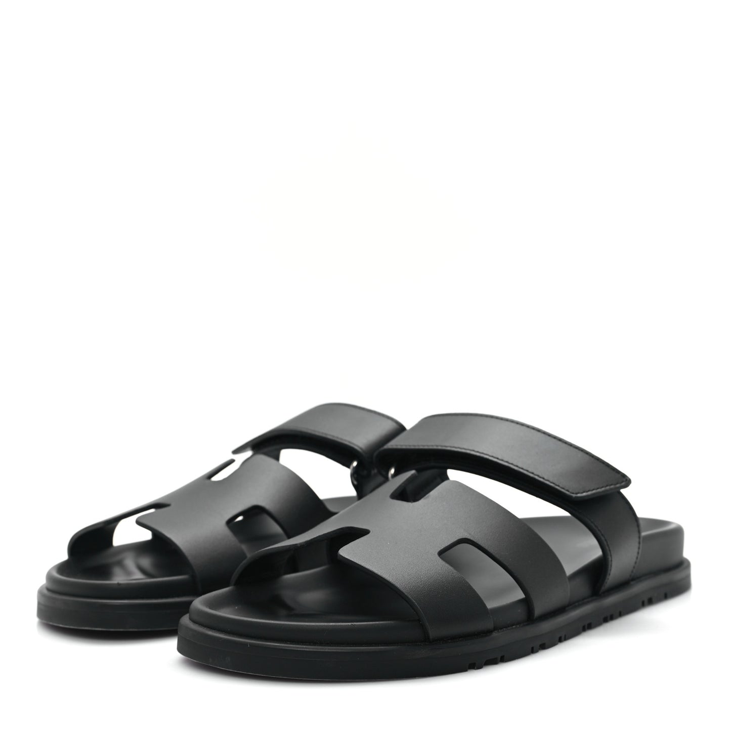 Calfskin Womens Chypre Sandals 38 Black
