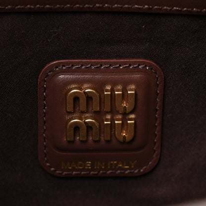 Miu Miu Calfskin Softy Piping Wander Hobo Radica 6 of 9