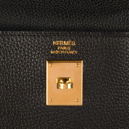 Hermes Taurillon Clemence Kelly Retourne 35 Black 23 of 23