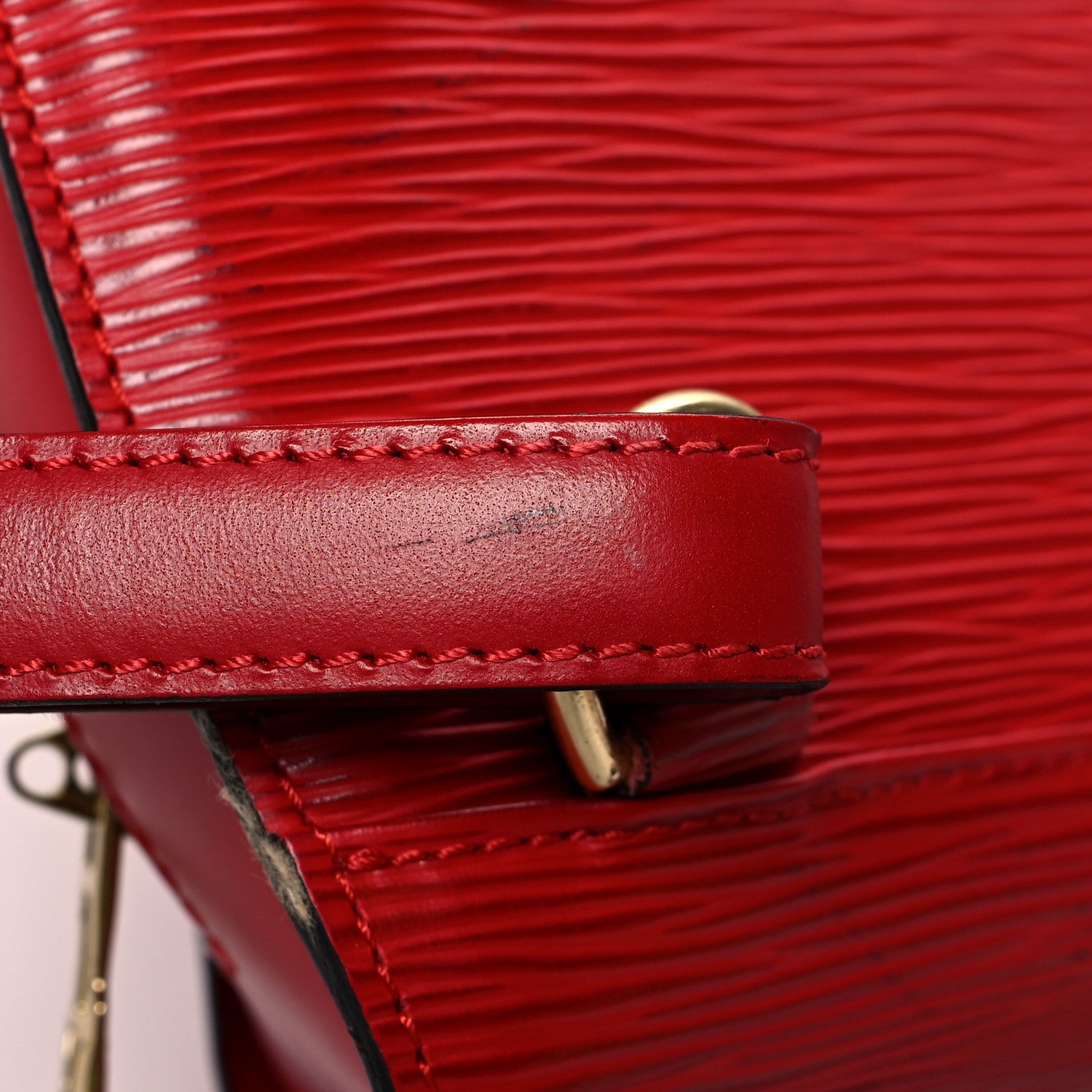 Louis Vuitton Epi Mabillon Backpack Castillan Red 11 of 14