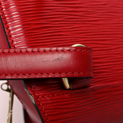 Louis Vuitton Epi Mabillon Backpack Castillan Red 11 of 14