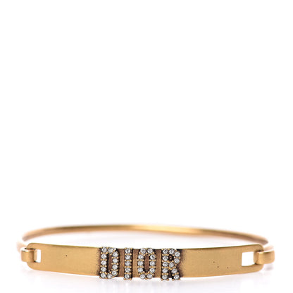 Christian Dior Metal Crystal Dio(r)evolution Bracelet Set Gold 4 of 8