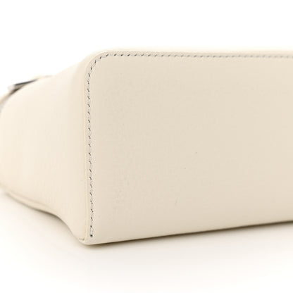 Loro Piana Grained Calfskin L19 Extra Pocket Pouch Whisper White 8 of 9
