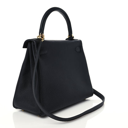 Hermes Togo Kelly Retourne 28 Black 3 of 9