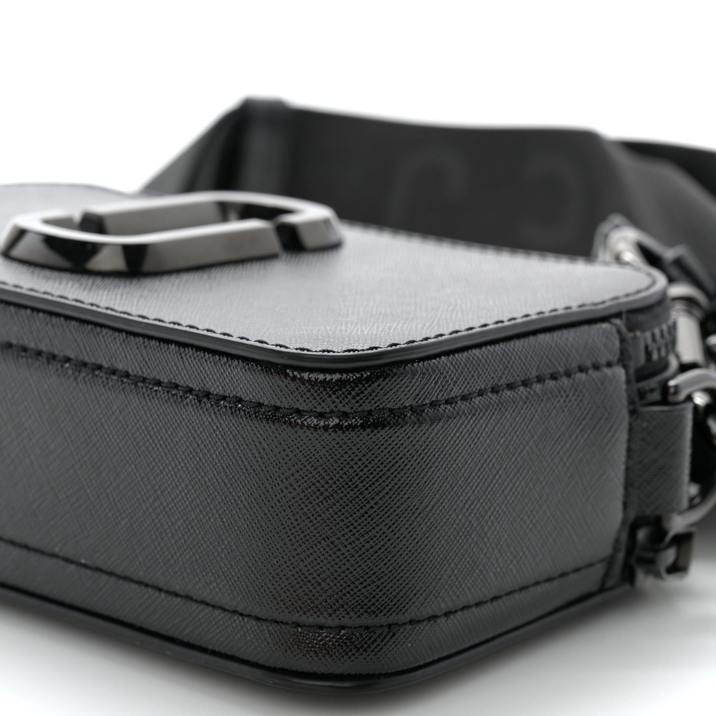 Saffiano Snapshot Camera Bag Black