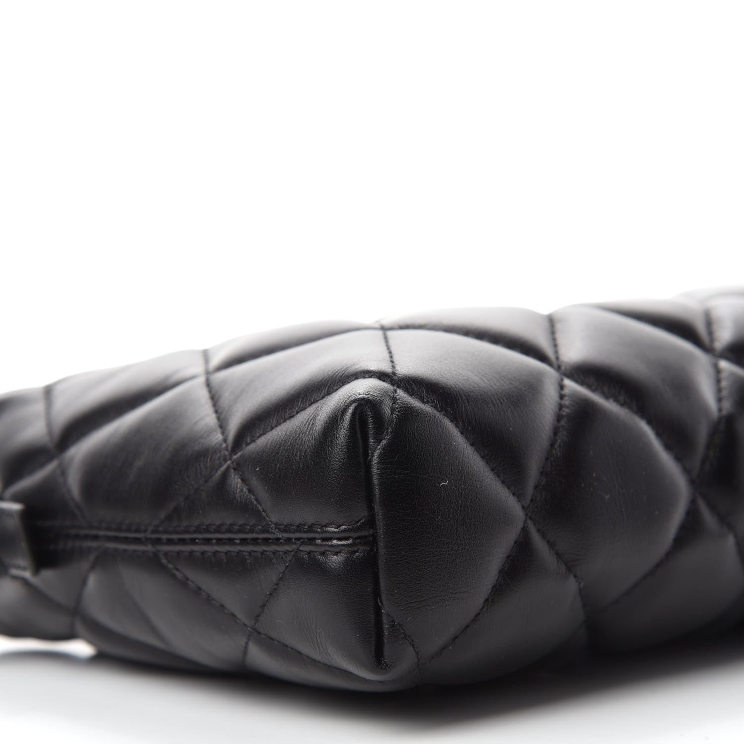 Balenciaga Nappa Calfskin Quilted Touch B Camera Shoulder Bag Black 6 of 9