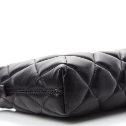 Balenciaga Nappa Calfskin Quilted Touch B Camera Shoulder Bag Black 6 of 9