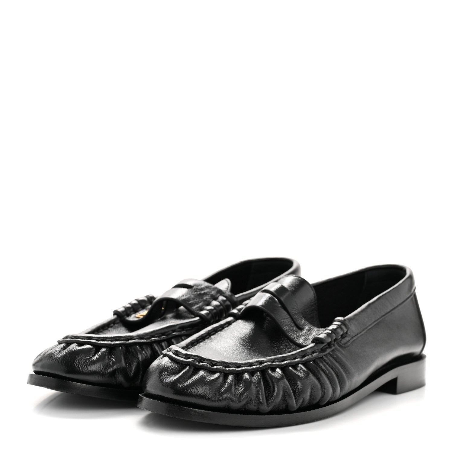 Saint Laurent Radiance Calfskin Le Loafer 15 Moccasin 37 Black