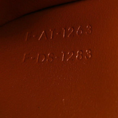 Celine Shiny Calfskin Triomphe Compact Wallet Natural Tan 7 of 10