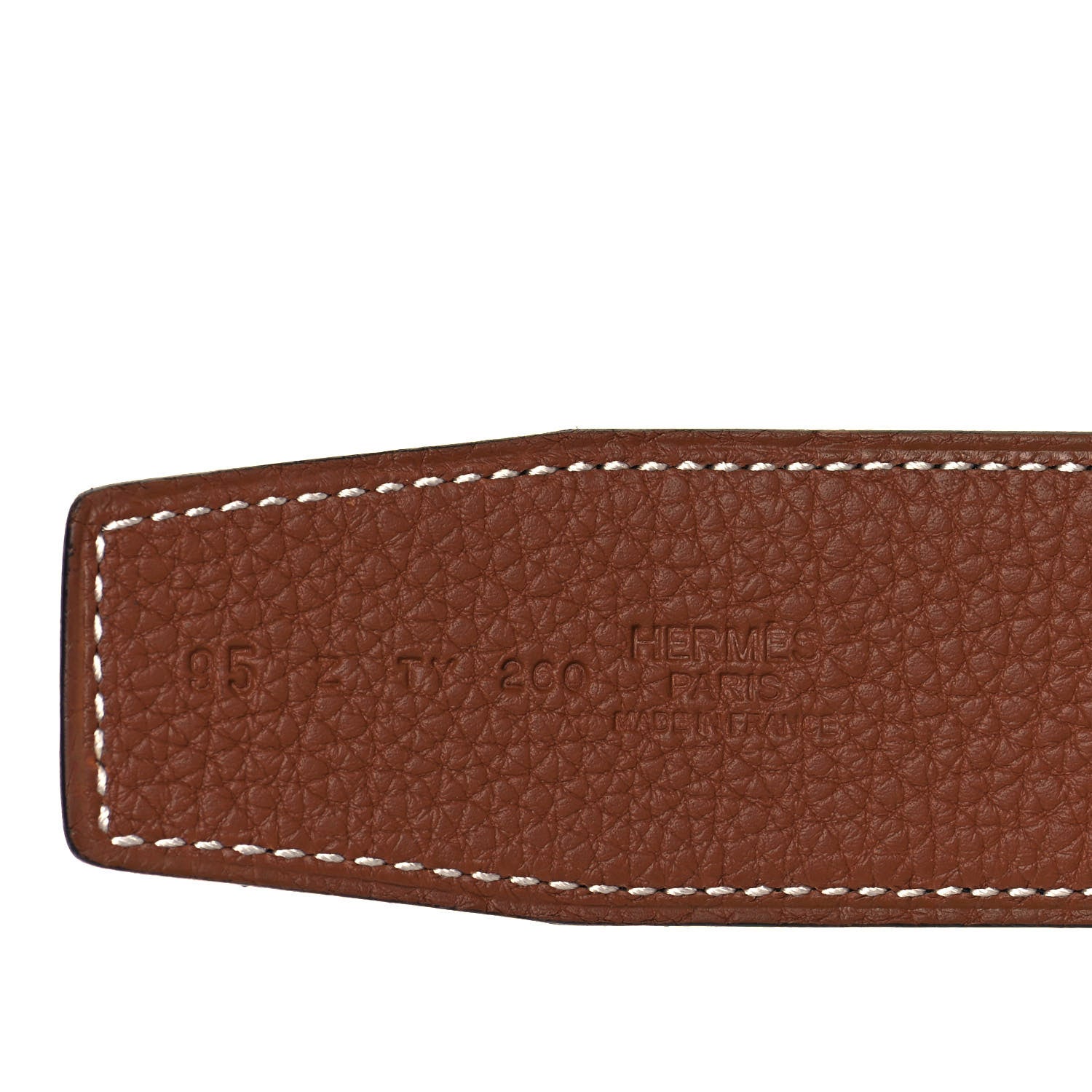 Hermes Swift Togo 42mm Constance H Belt 95 Black Gold 4 of 5