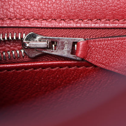 Hermes Evercolor Kelly Retourne 28 Rouge Grenat 12 of 35