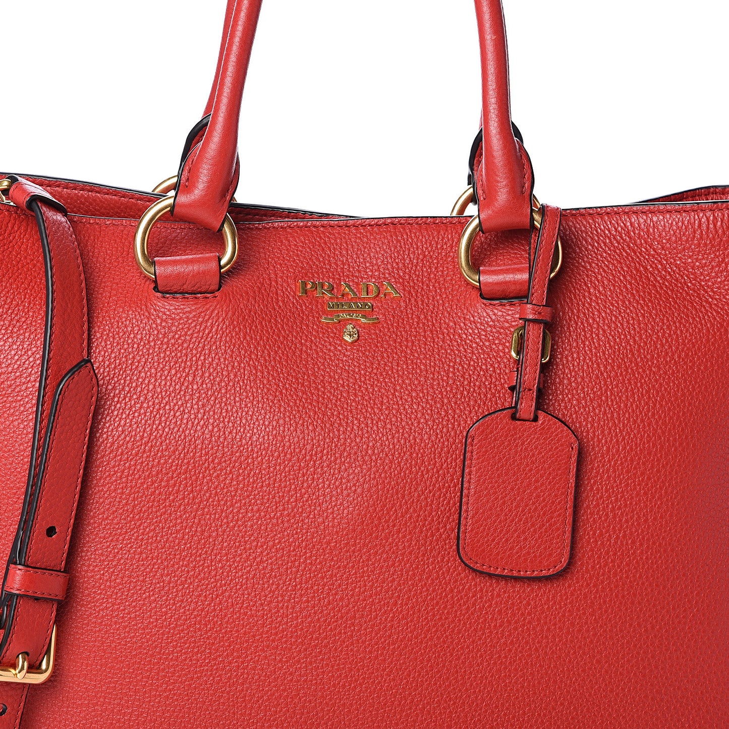 Vitello Phenix Tote Rosso