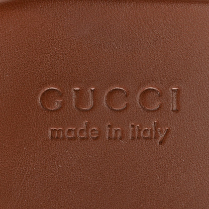 Gucci Nappa Samoa Interlocking G Mens Slide Sandals 9 Olivier Brown 8 of 10