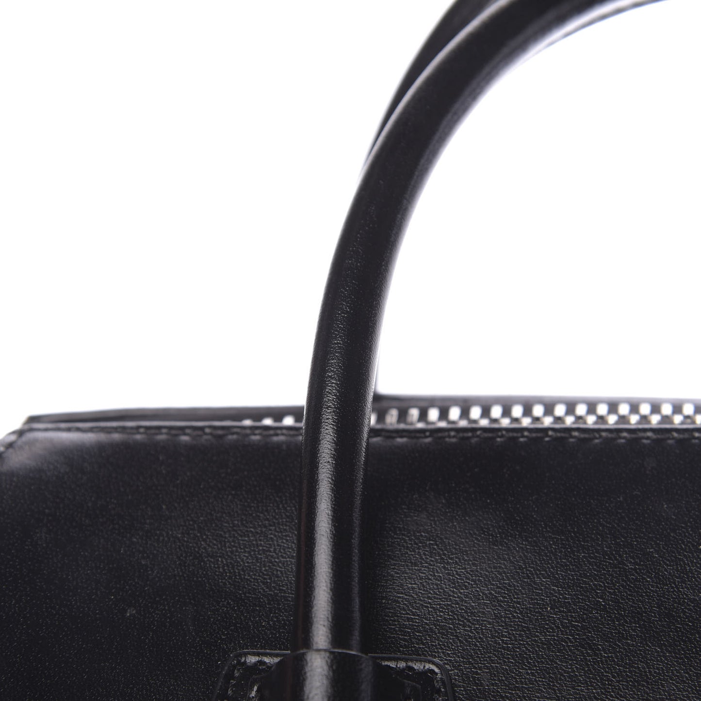 Shiny Lord Calfskin Medium Antigona Black