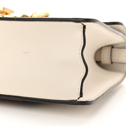 Gucci Calfskin Mini Sylvie Top Handle Bag White 10 of 18