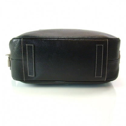 Prada Leather Bowler Tote Black 5 of 12