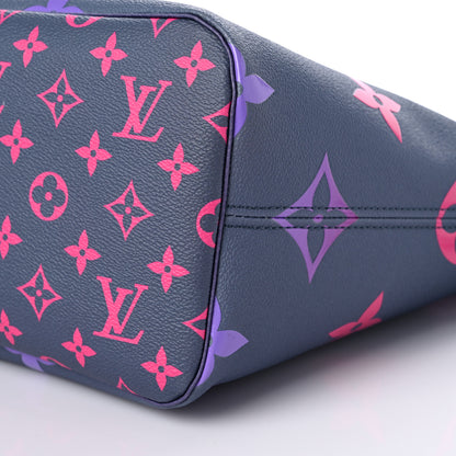 Louis Vuitton Monogram Giant Spring In The City Neverfull MM Midnight Fuchsia 8 of 8