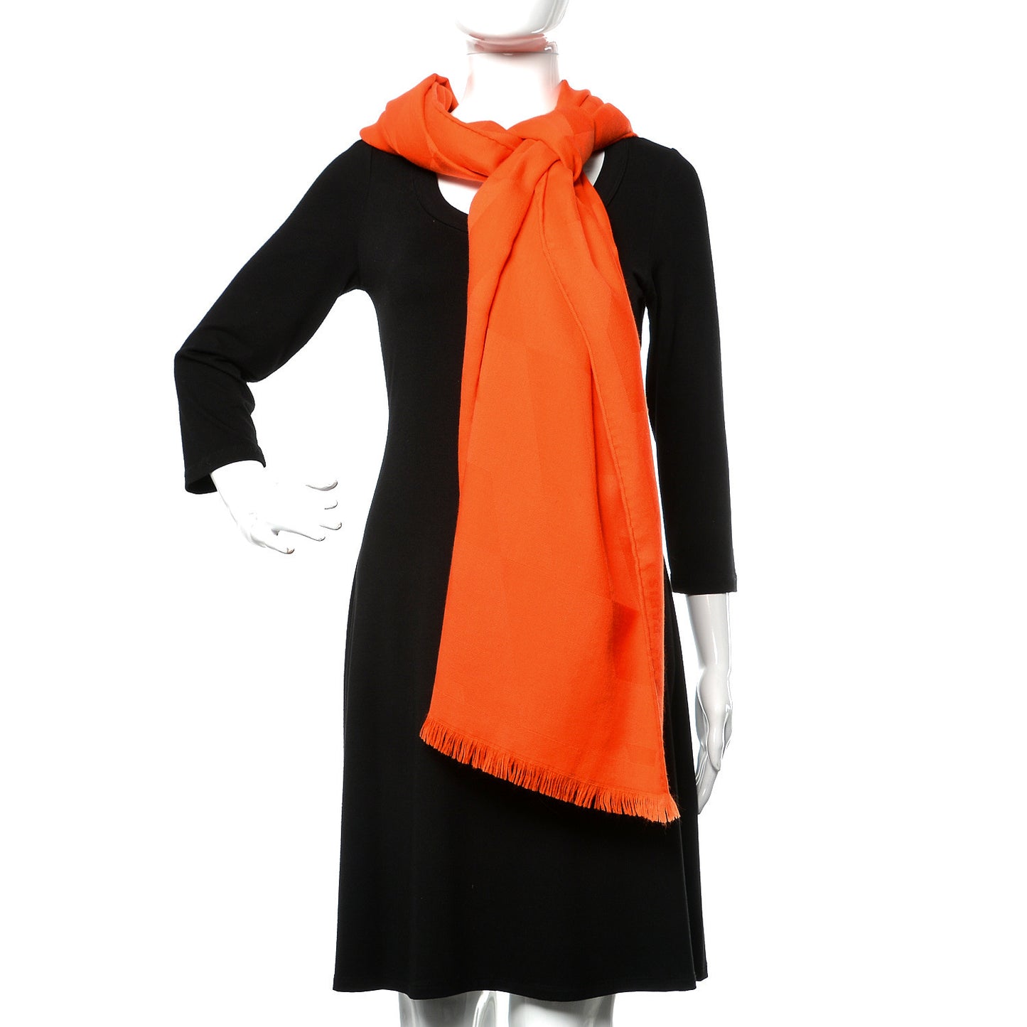 Cashmere Silk Stole Orange
