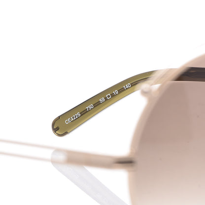 Chloe Isidora Oversized Round Sunglasses CE122S Gold 6 of 7