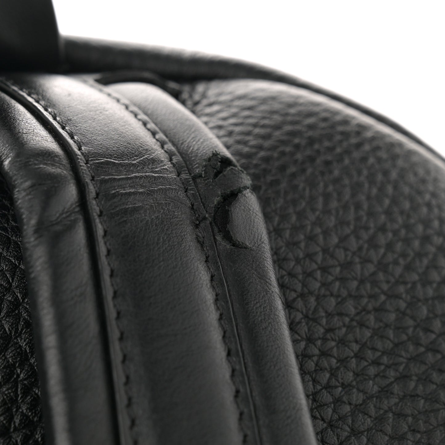 Grained Calfskin Buckley Backpack Black