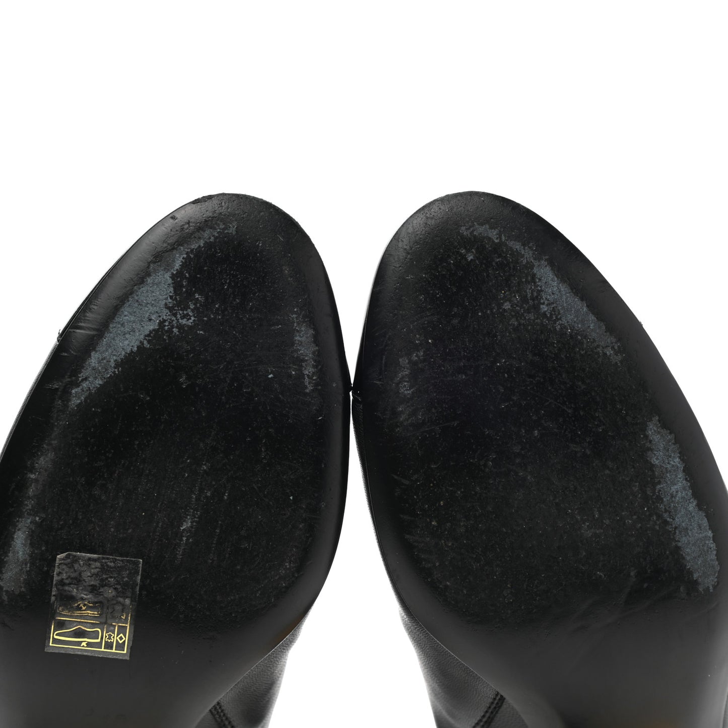 Mixed Fibers Lambskin Patent Calfskin Convertible High Boot 39 Black