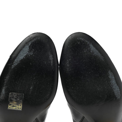 Chanel Mixed Fibers Lambskin Patent Calfskin Convertible High Boot 39 Black 12 of 17