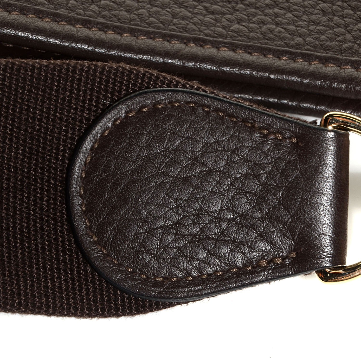 Hermes Taurillon Clemence Evelyne GM Chocolate 6 of 15