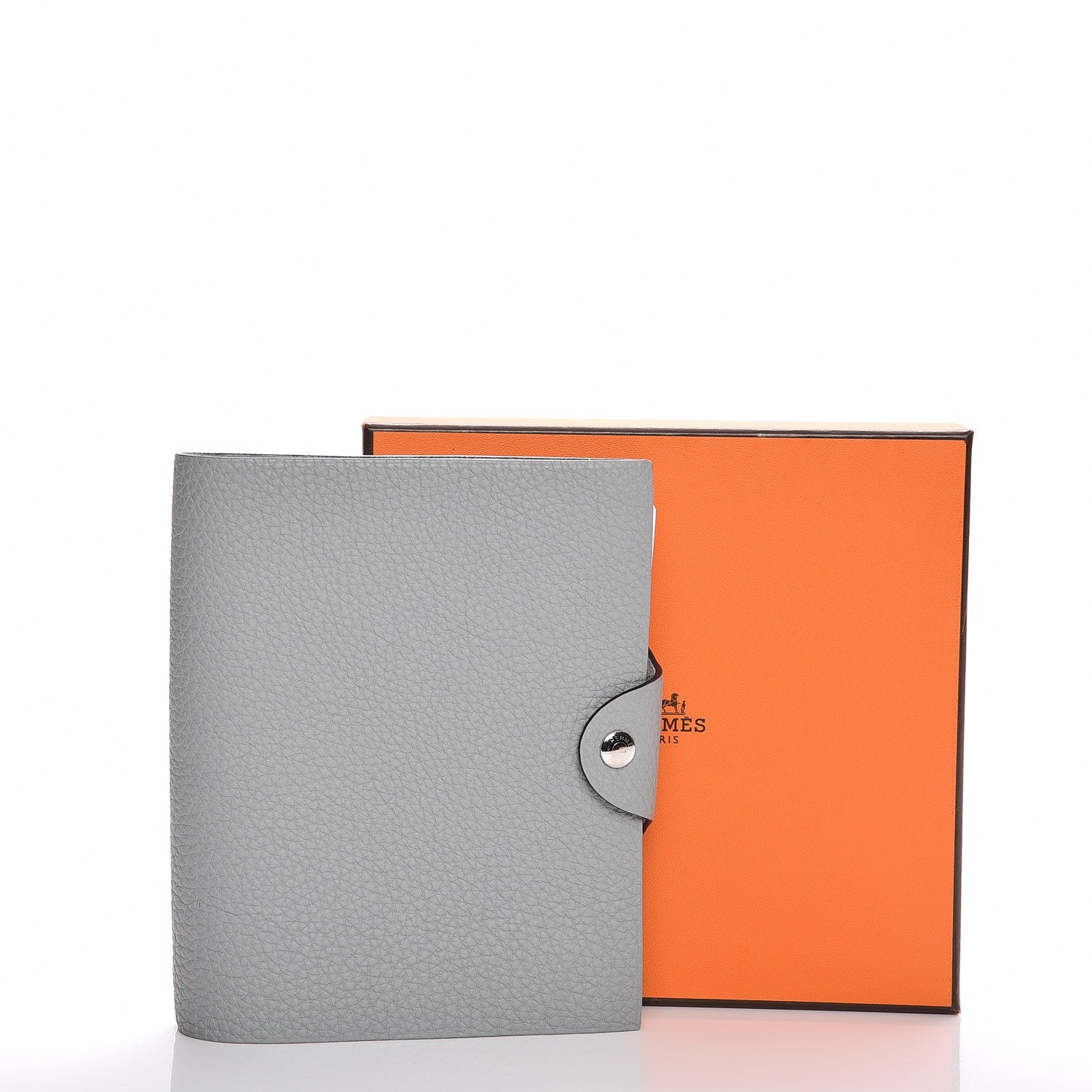 Hermes Togo Ulysse PM Agenda Cover Gris Mouette 2 of 10