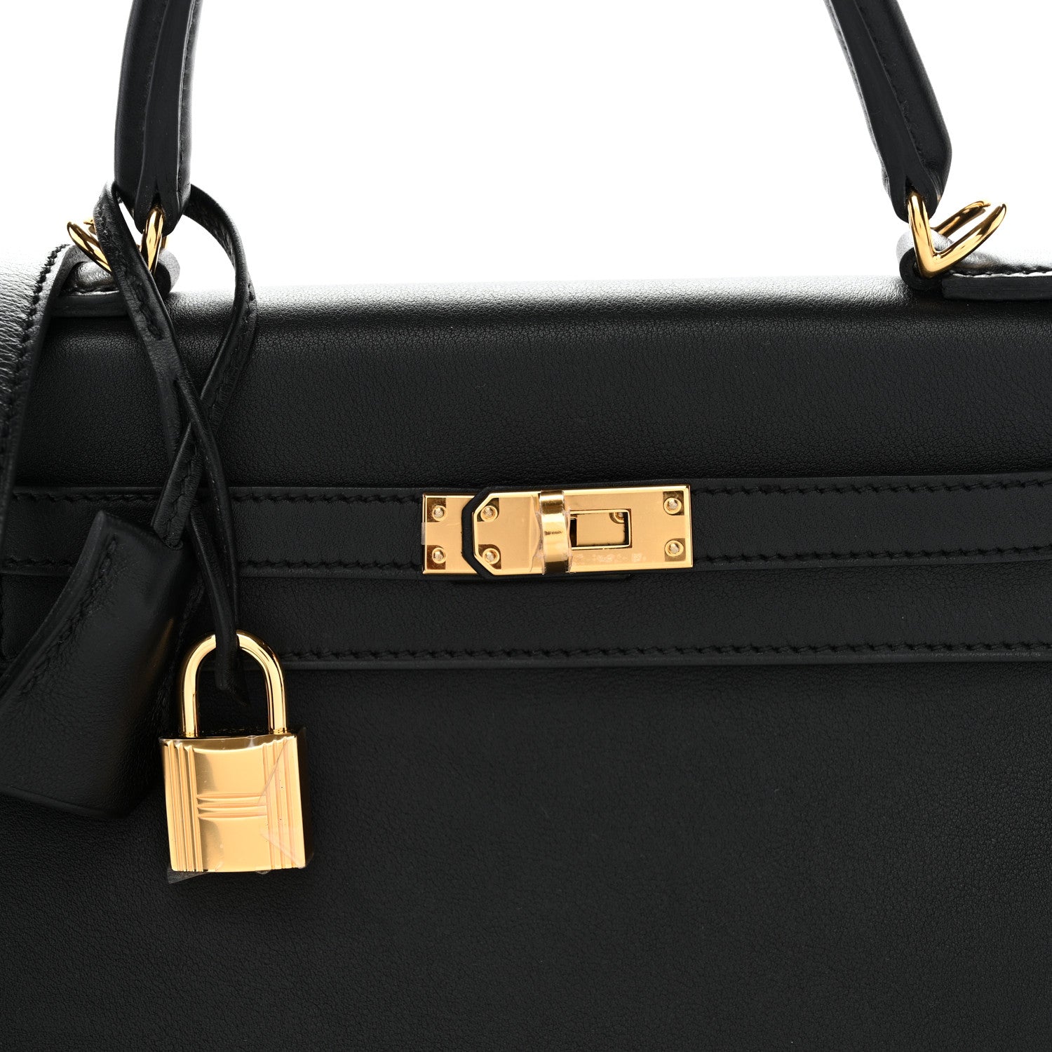 Hermes Cheri Calfskin Kelly Retourne 25 Black 8 of 12