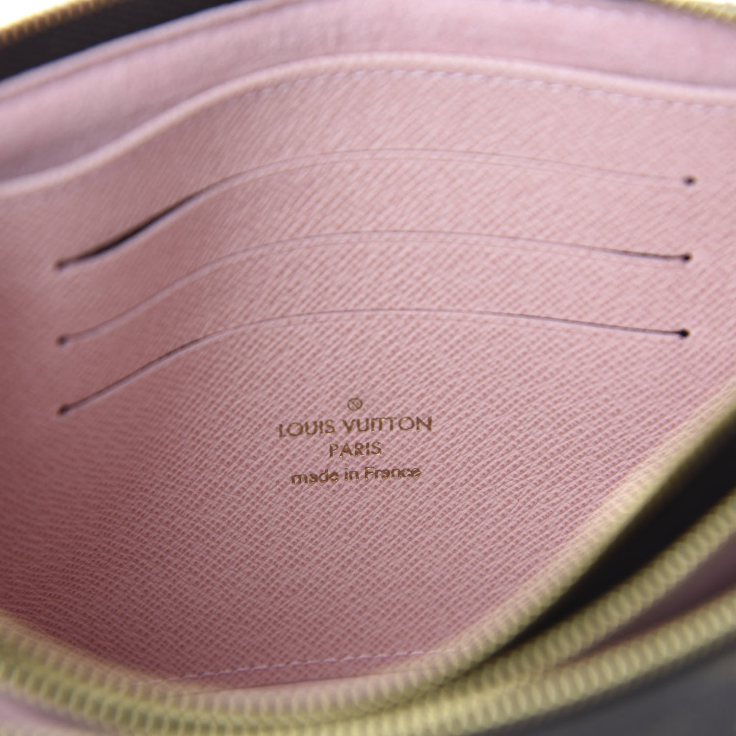 Louis Vuitton Monogram 2020 Christmas Animation Big Wheel Double Zip Pochette Rose Ballerine 9 of 11