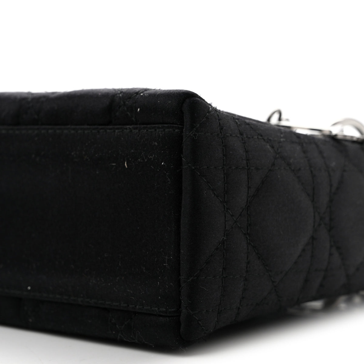 Christian Dior Satin Cannage Mini Lady Dior Black 10 of 13