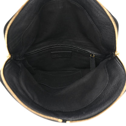 Alexander McQueen Grainy Calfskin Padlock Skull Clutch Black 5 of 11