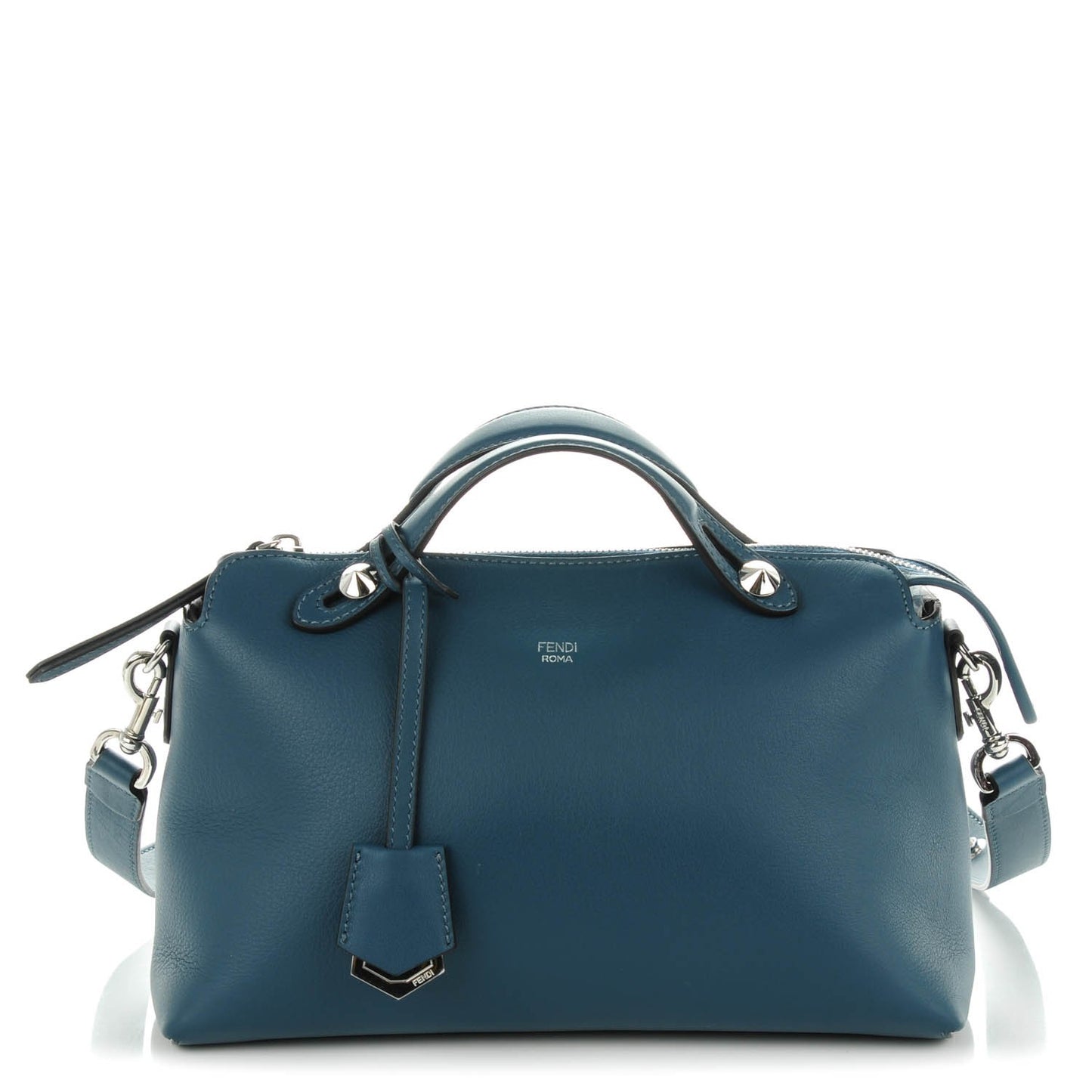Vitello Dolce Medium By The Way Boston Bag Pavone