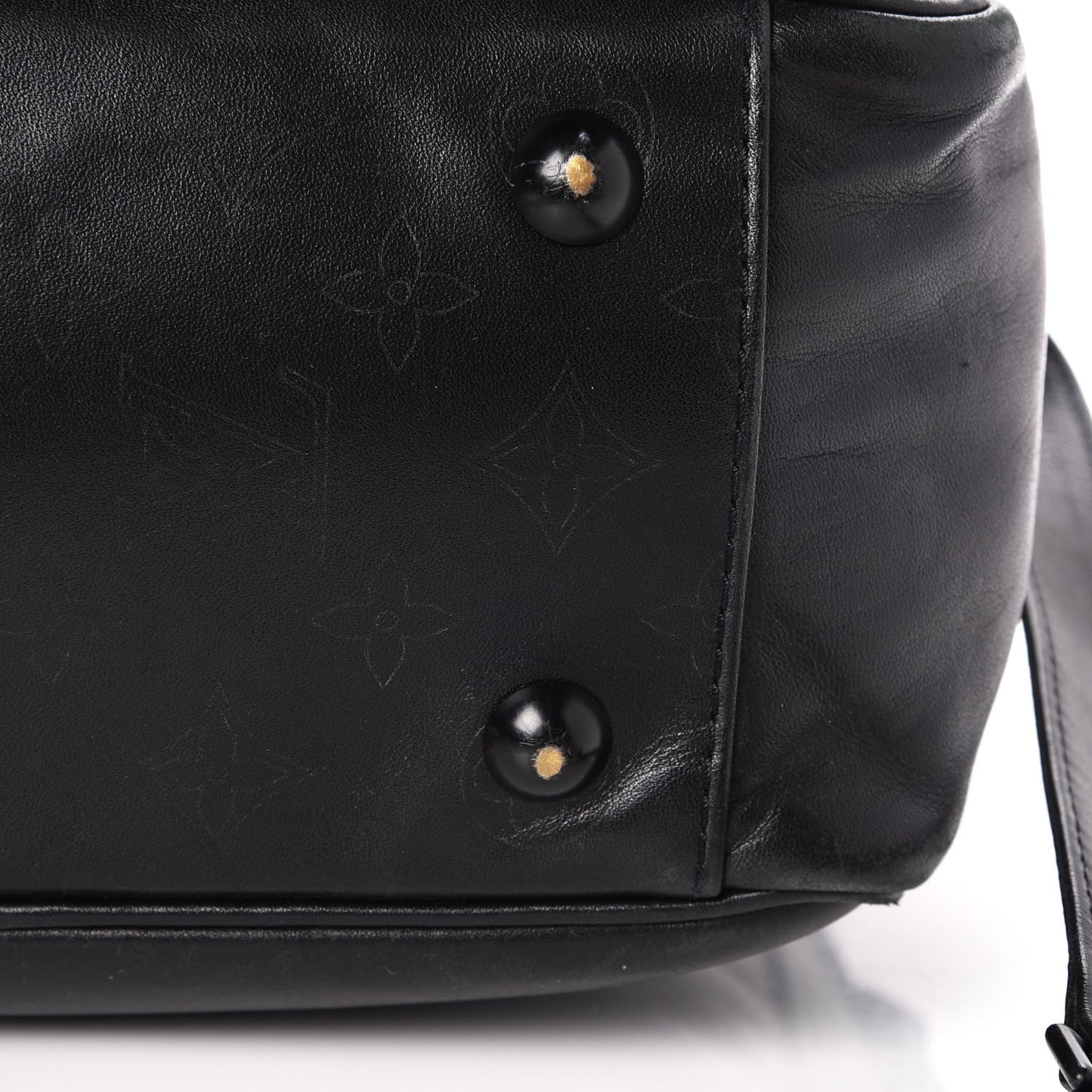Calfskin Monogram Messenger Black