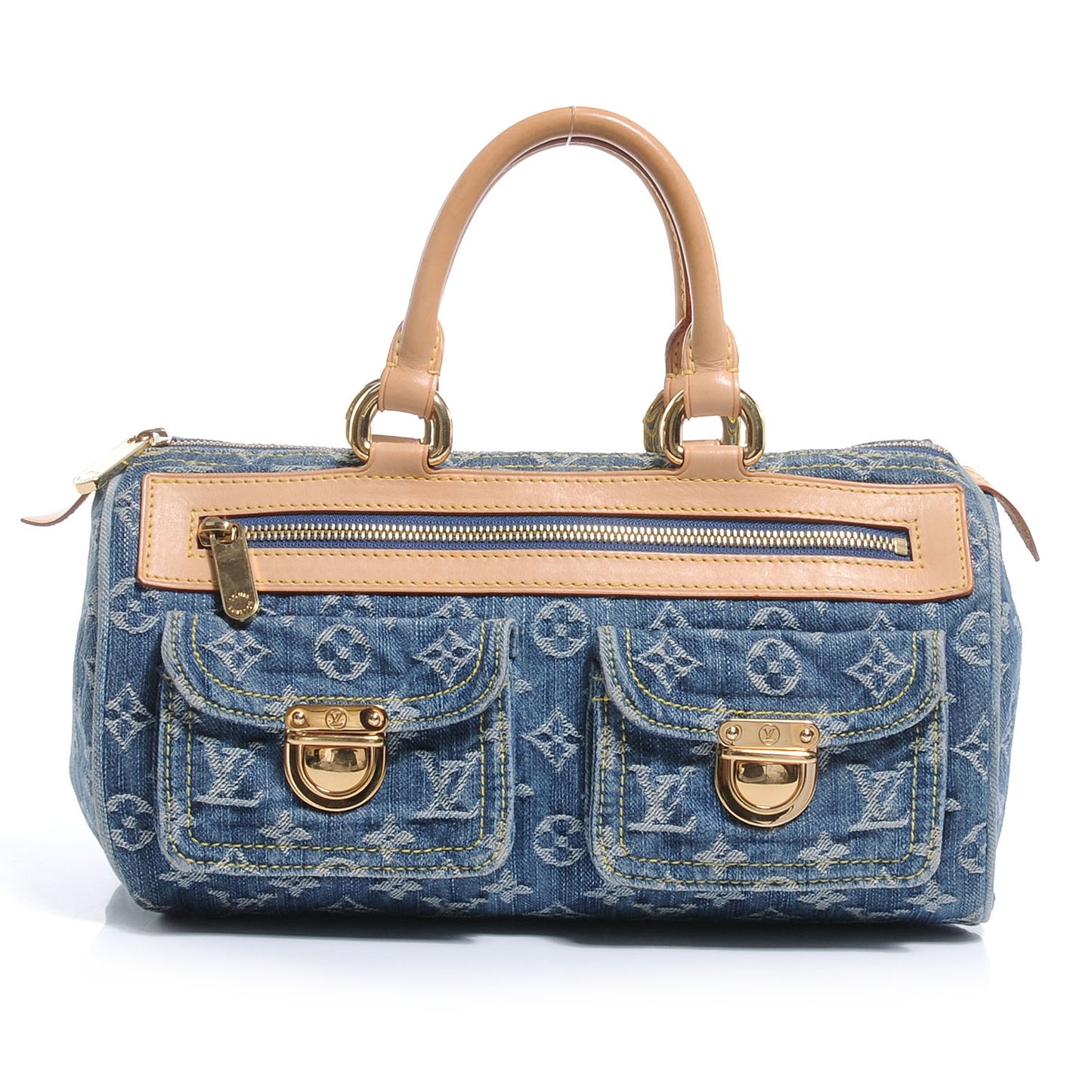 Monogram Denim Neo Speedy Blue