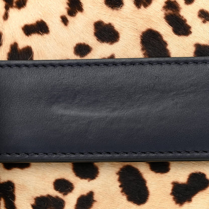 Gucci Calf Hair Calfskin Bamboo Web Leopard Print Medium Dionysus Top Handle Bag Natural Blue Agata Hibiscus Red 12 of 14