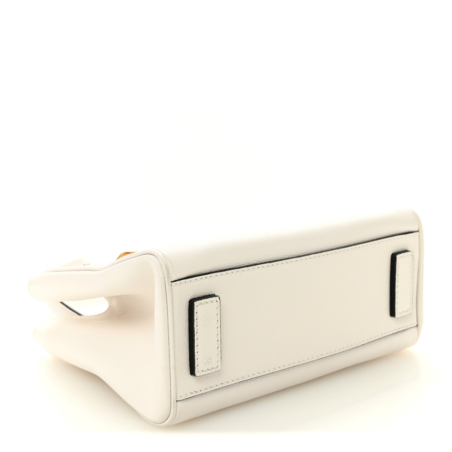 Grained Calfskin Small La Medusa Chain White